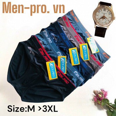 Combo 5 Quần Lót Nam Thun Lạnh Lưng Nhỏ Menpro MP2 – Mát, Co Giãn, Ôm Vừa