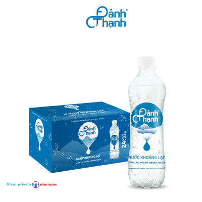 Lốc 6 chai Nước Khoáng Thiên Nhiên Có Ga Đảnh Thạnh 430ml