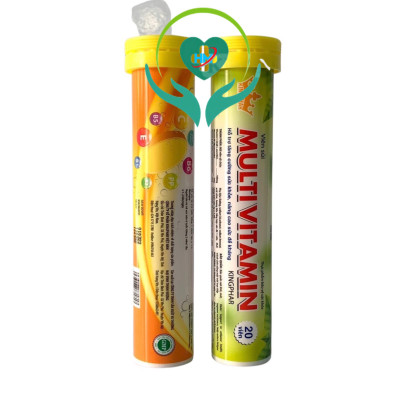 Viên sủi Multivitamin Kingphar , tube 20v