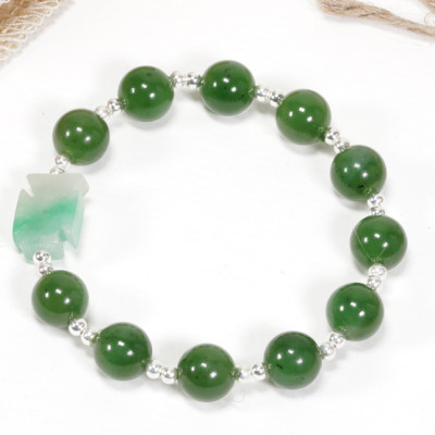 Vòng Ngọc Bích Phối Thánh Giá Cẩm Thạch Ngọc Quý Gemstones