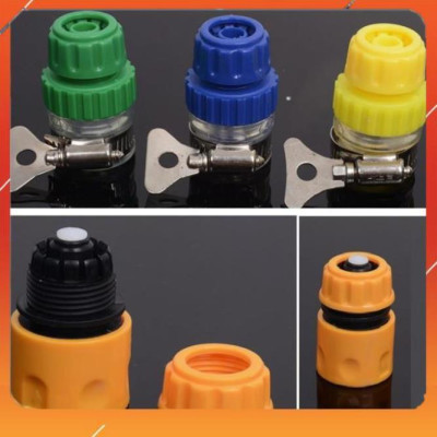 ️Evoucher Bộ dây vòi xịt nước rửa xe, tưới cây , tăng áp 3 lần, loại 7m, 10m 206318 đầu đồng,cút,nối nhựa+  đai
