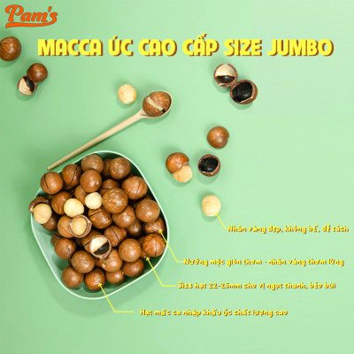 Combo hạnh nhân Mỹ + Macca nhập khẩu Úc Pam