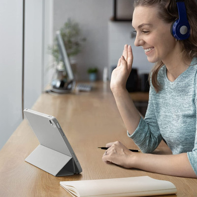 Bao da dành cho iPad Gen 10 / iPad Gen 11 2025 ESR Rebound Pencil Case (Có khe cắm bút Apple Pencil) - Hàng Chính Hãng