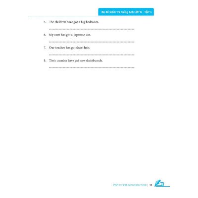 Sách - Global Success  Bộ Đề Kiểm Tra Tiếng Anh Lớp 6 Tập 1 - Có Đáp Án - Minh Thắng
