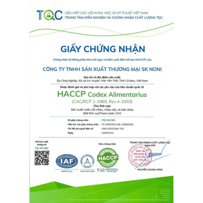 Nước cốt trái nhàu SK Noni Juice Premium 375ml