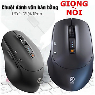 Chuột Thông Minh I-TEK AI: Đánh văn bản bằng giọng nói, Phiên dịch hình ảnh, văn bản - Hàng chính hãng- Bảo hành 12 tháng