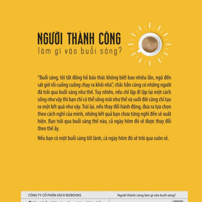 Người thành công làm gì vào buổi sáng_ Sách_ Bizbooks_ Sách phát triển bản thân_ Sách hay mỗi ngày