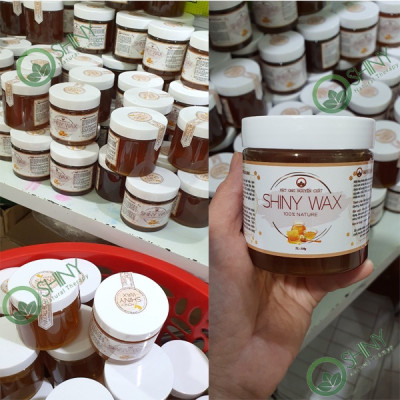 Sáp wax triệt lông shiny An Lành tặng kèm 40 giấy và que wax, sáp wax lông shiny ,wax lông Tẩy Lông