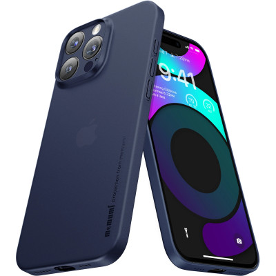 Ốp lưng dành cho iPhone 16 Pro Max, iPhone 16 Pro, iPhone 16 Plus, iPhone 16 hiệu Memumi siêu mỏng 0.3mm, thiết kế tối giản, chống vân, chống sốc, bảo vệ camera cao cấp - Hàng chính hãng.