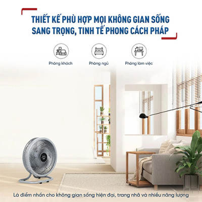 Quạt sàn Tefal Turbo Silence Plus VH686790 - Hàng chính hãng
