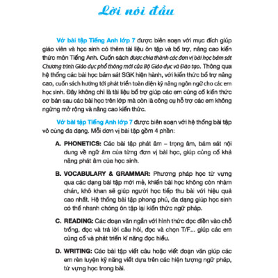 Sách - GLOBAL SUCCESS - Vở bài tập tiếng anh lớp 7 tập 2 (có đáp án)