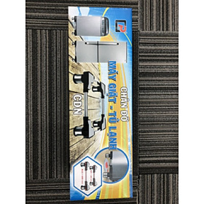 Chân máy giặt cửa đứng - chân tủ lạnh inox CP kích thước 48-77cm- Hàng Chính Hãng