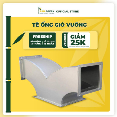 Tê Ống Gió Vuông, Giảm Chi Phí Phụ Kiện Khác, Tiết Kiệm Thời Gian Thi Công Asia Green (Giá bao gồm VAT)