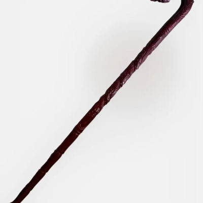 Gậy batong dành cho người già bằng gỗ xà cừ kt dài 91cm đk thân 3.5cm