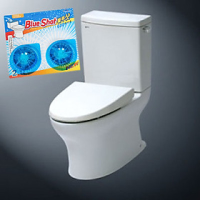 Bộ 8 Vỉ Tẩy Vệ Sinh Khử Mùi Bồn Cầu Cao Cấp Blueshot Hàn Quốc: 1 vỉ dùng 2 tháng, loại bỏ vi khuẩn mùi hôi hiệu quả