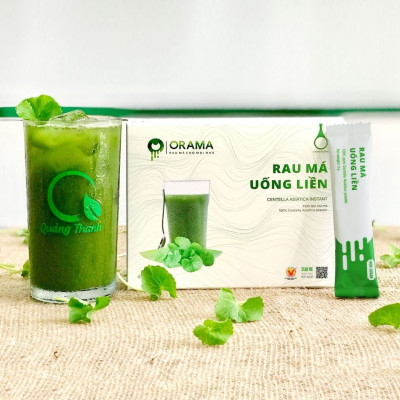 Bột Rau Má Uống Liền Sấy Lạnh Nguyên Chất Hộp Tiện Lợi