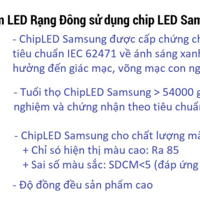 Bóng Đèn Tròn 5W Rạng Đông - Samsung ChipLED