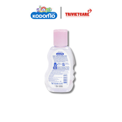 Dầu dưỡng ẩm massage cho bé Kodomo Baby Oil Pink Hanabaki | độ tuổi sử dụng: Trẻ sơ sinh