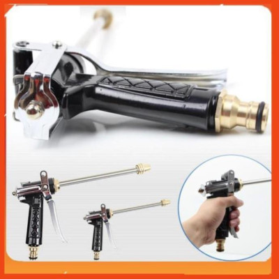 Bộ dây vòi xịt nước rửa xe, tưới cây . tăng áp 3 lần, loại 20m 206318 đầu đồng, cút+ tặng đai
