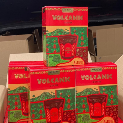 Cà Phê Mohodo Volcanic Coffee Instant 3in1 Nguyên Chất Đậm Vị Từ Núi Lửa Chư Đăng Ya 108g - Hộp giấy
