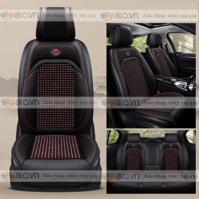 Áo trùm lót bọc ghế da xe ô tô Volkswagen Polo da hạt gỗ tự nhiên CAO CẤP