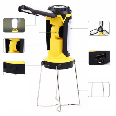 ĐÈN PIN SẠC CẦM TAY ĐA NĂNG 3 IN 1( Màu ngẫu nhiên)- HENRYSA
