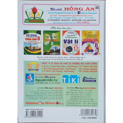 Sách - Phương Pháp Tư Duy Tìm Cách Giải Toán Hình Học Lớp 8 ( Dùng Chung Cho Các Bộ Sách Giáo Khoa Hiện hành )