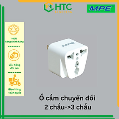 Ổ CẮM DU LỊCH, CHÂN CẮM DẸP – TRÒN AD1- hàng chính hãng MPE