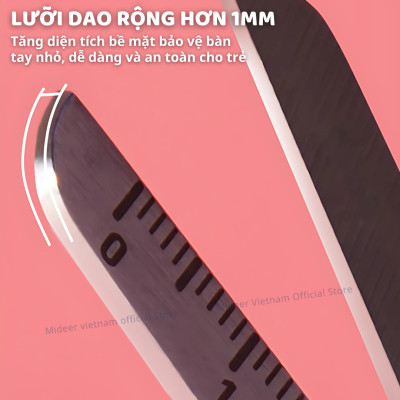 Kéo Thủ Công Cắt Giấy An Toàn Cho Bé An Toàn Mideer Craft Sicrssors