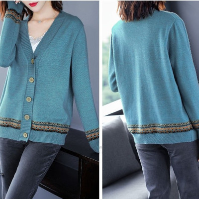 Áo khoác len nữ, áo cardigan len có cúc đóng len mềm mịn AK36