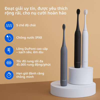 [Chính Hãng] Bàn Chải Đánh Răng Điện Zenyum Sonic MỚI 2.0- Màu Hồng San Hô - Công Nghệ Singapore