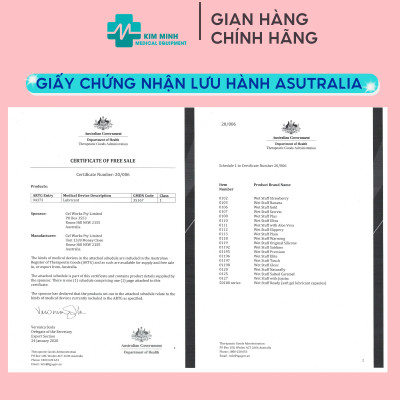 Gel bôi trơn gốc nước Safefit trơn mượt lâu khô tuýp 100gr nguyên liệu nhập khẩu từ Australia