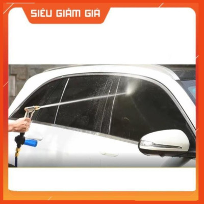 Bộ dây vòi xịt nước rửa xe, tưới cây . tăng áp 3 lần, loại 7m, 10m 206701-2 đầu đồng,cút, + tặng khăn phượt