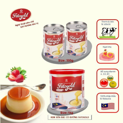 sữa đặc Fatogold 1kg , pha cafe, sữa chua, làm hàng ...