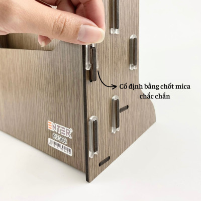 Kệ gỗ 2 ngăn Enter KG502 A5 lắp ráp