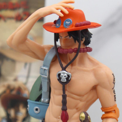 Mô Hình ACE Dáng Đứng Đeo Balo 22CM Mô hình One Piece Cao Cấp, Figure Mô Hình Anmie One Piece Luffy Vua Hải Tặc