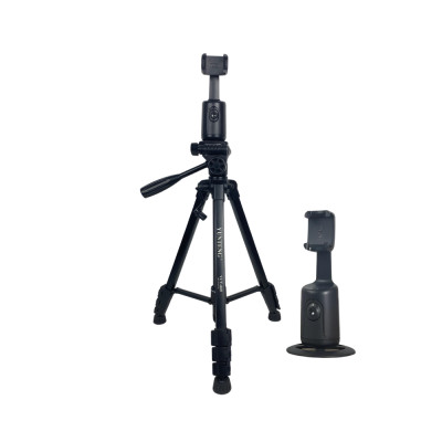 Combo Tripod Yunteng VCT-668 + Gimbal P01 xoay 360 độ - Phụ kiện hỗ trợ tự quay, chụp có kèm remote - Hàng chính hãng