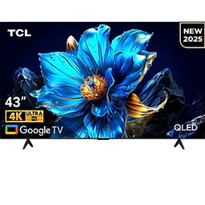 Google Tivi TCL QLED 4K 43 Inch 43P7K - Hàng Chính Hãng
