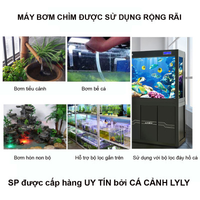 Bộ hút mặt hút đáy MD27, MD34 kèm máy bơm bể cá BY102 103 104 105 106 107 tặng 1 lọ G-bio cho cá