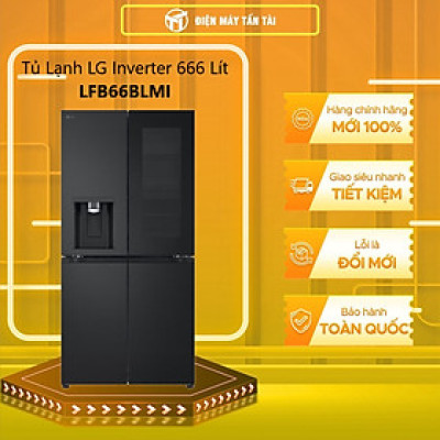 LFB66BLMI - Tủ lạnh LG Inverter 666 lít Multi Door InstaView LFB66BLMI - Hàng Chính Hãng - Chỉ Giao Hồ Chí Minh