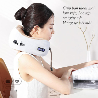 Gối Massage cổ Gáy Đa Năng Hình Chữ U 