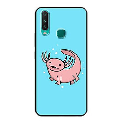 Ốp Lưng in cho Vivo Y17 Mẫu Cá Cửu Sừng Hồng - Hàng Chính Hãng