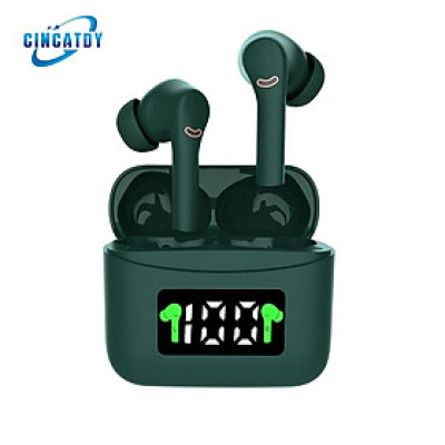 CINCATDY Tai Nghe Bluetooth Earbuds Gaming Headset True Wireless Headphone Dock Sạc có Led Báo Pin Kép J5