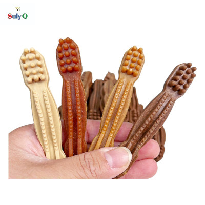 Xương bàn chải 2 đầu gặm sạch răng gói 100g ăn vặt cho chó Saly Q PF20TK