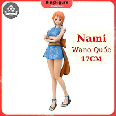 Mô Hình Nami Wano 17cm Mô hình One Piece Cao Cấp, Figure Mô Hình Anmie One Piece Luffy Vua Hải Tặc