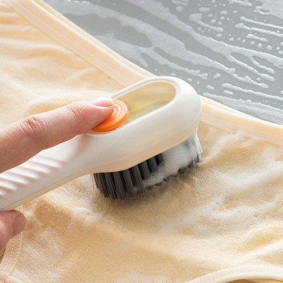Combo Bàn Chải Vệ Sinh Giày Đa Năng Có Ngăn Đựng Xà Phòng kèm Chai xịt khử mùi chống khuẩn giày