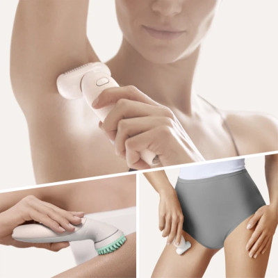 Máy cạo lông, nhổ lông, tẩy lông cho nữ Braun Silk-épil 9 Flex Hàng chính hãng