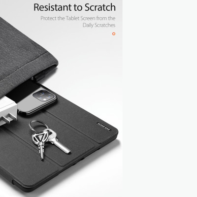 Bao Da Dux Ducis Domo Series Cho iPad 7/8/9 10.2 Có Khe Cắm Bút, Tự Động Tắt Mở - HÀNG CHÍNH HÃNG