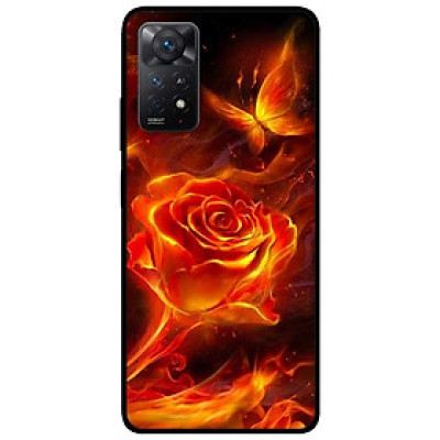 Ốp lưng dành cho Xiaomi Redmi Note 11 Pro 5G - Hoa Hồng Lửa