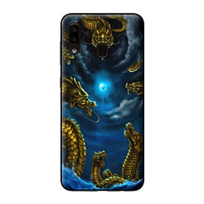 Ốp lưng cho Samsung Galaxy A20 RỒNG VÀNG 1 - Hàng chính hãng